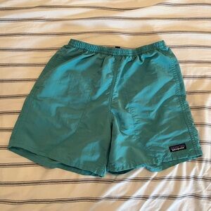 Men's 5" inch Patagonia Baggies Teal Mesh Shorts - Size S